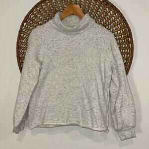 Madewell MWL gray speckled sweatshirt size xsmall
